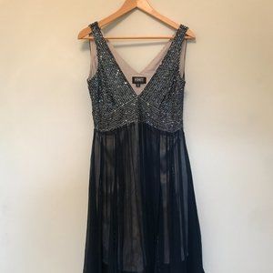 Adrianna Papell Navy Evening Dress